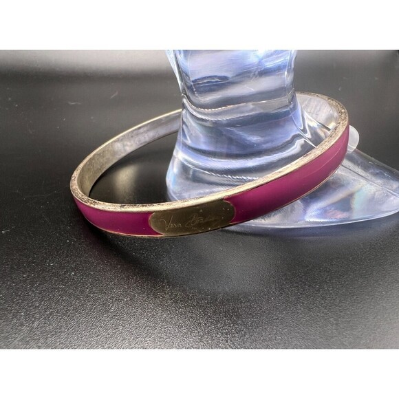 VERA Bradley Plum Enamel Bangle Bracelet - Picture 4 of 4